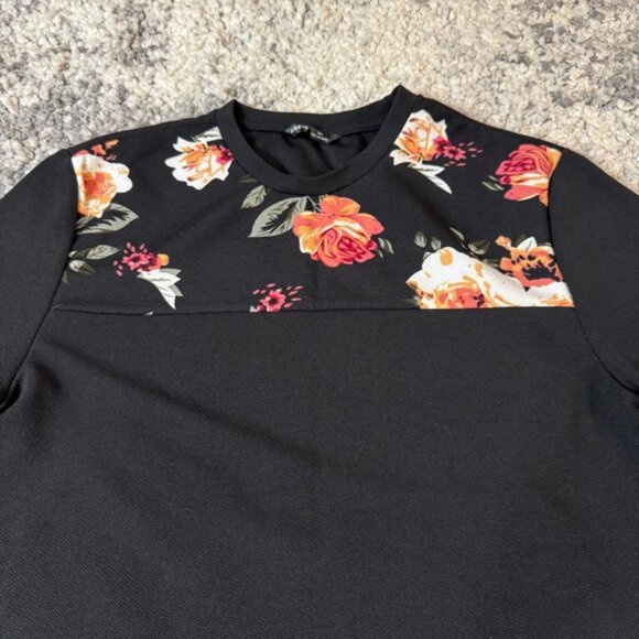 SET OF 2 - SHEIN, Men’s Floral Black Short Sleeve T-Shirt and Shorts Set, Large - Picture 5 of 13